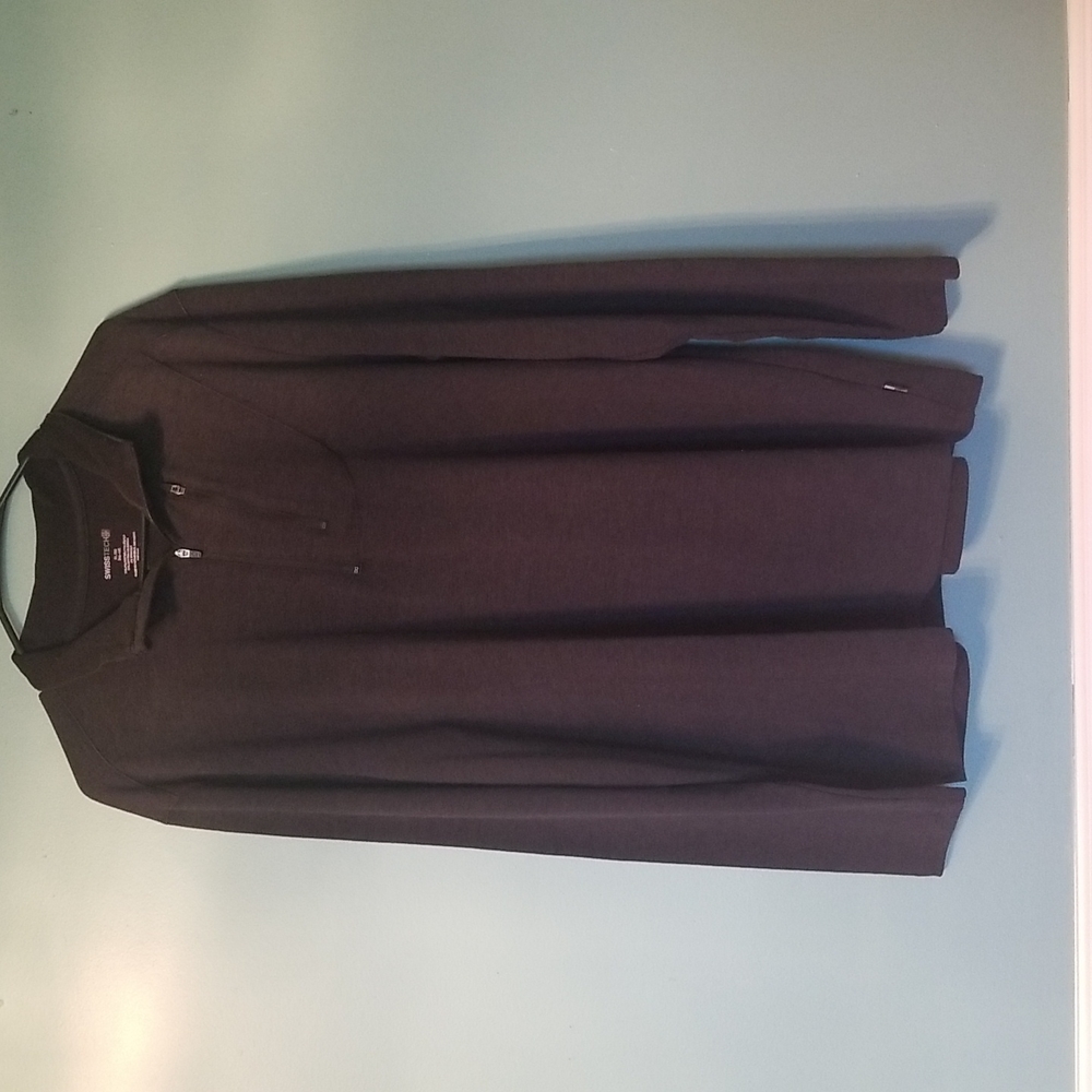 Swiss Tech 1/2 zip pullover, heathered black size Men XL